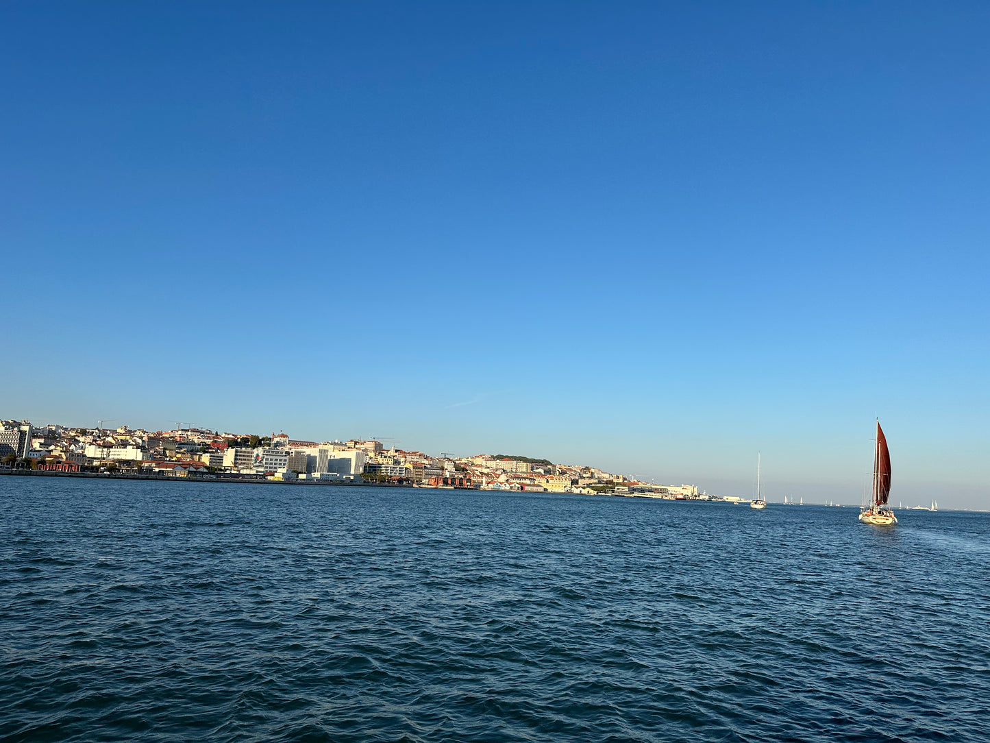 Lisbon Tagus River Sailing