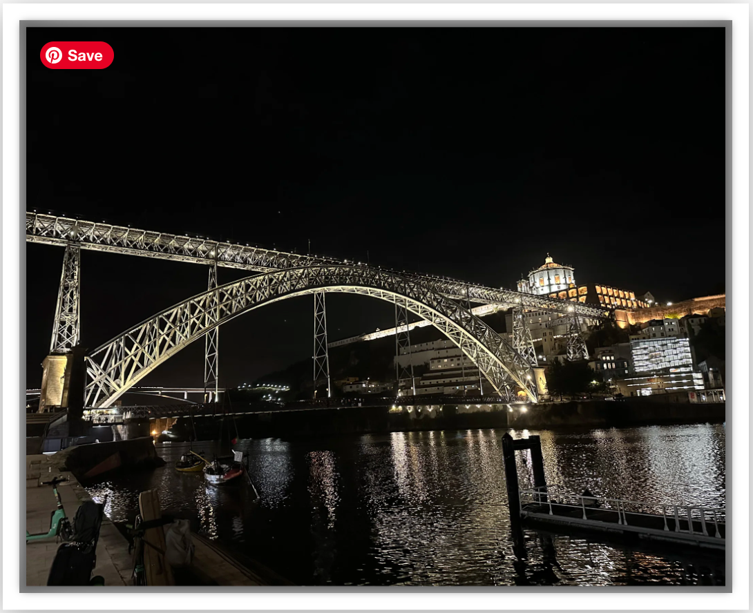 Porto Dom Luis Bridge at Night