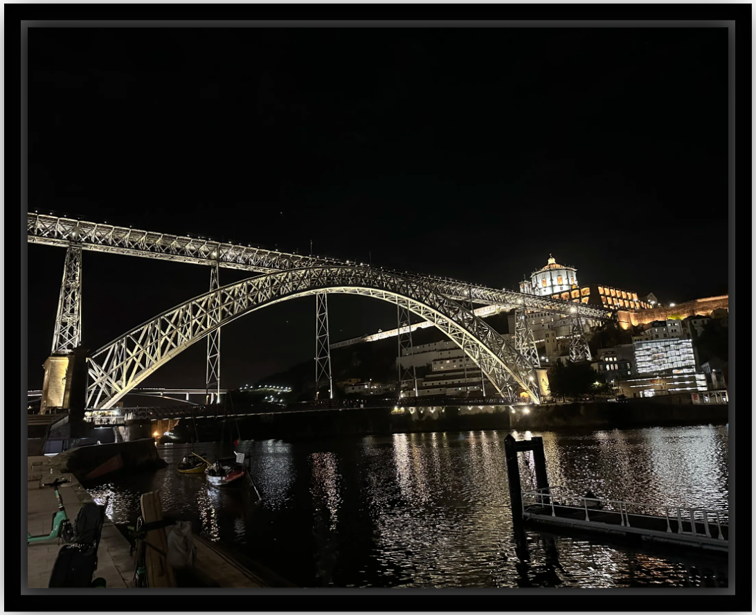 Porto Dom Luis Bridge at Night