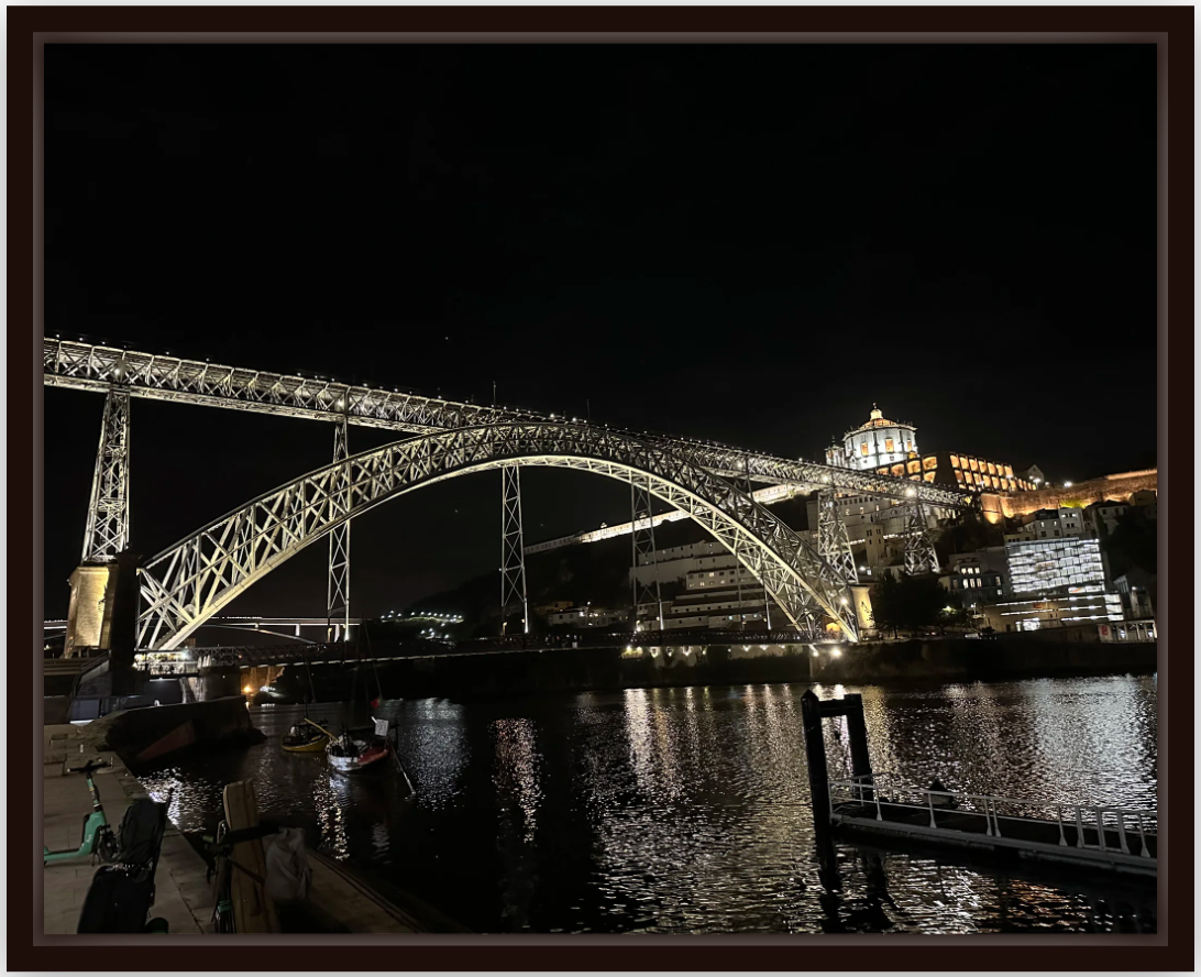 Porto Dom Luis Bridge at Night